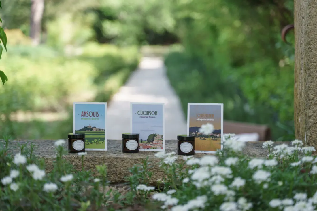 Coffret balade en luberon bougies et cartes